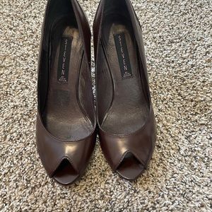 COPY - Womens steven madden dark brown heels 
size 8